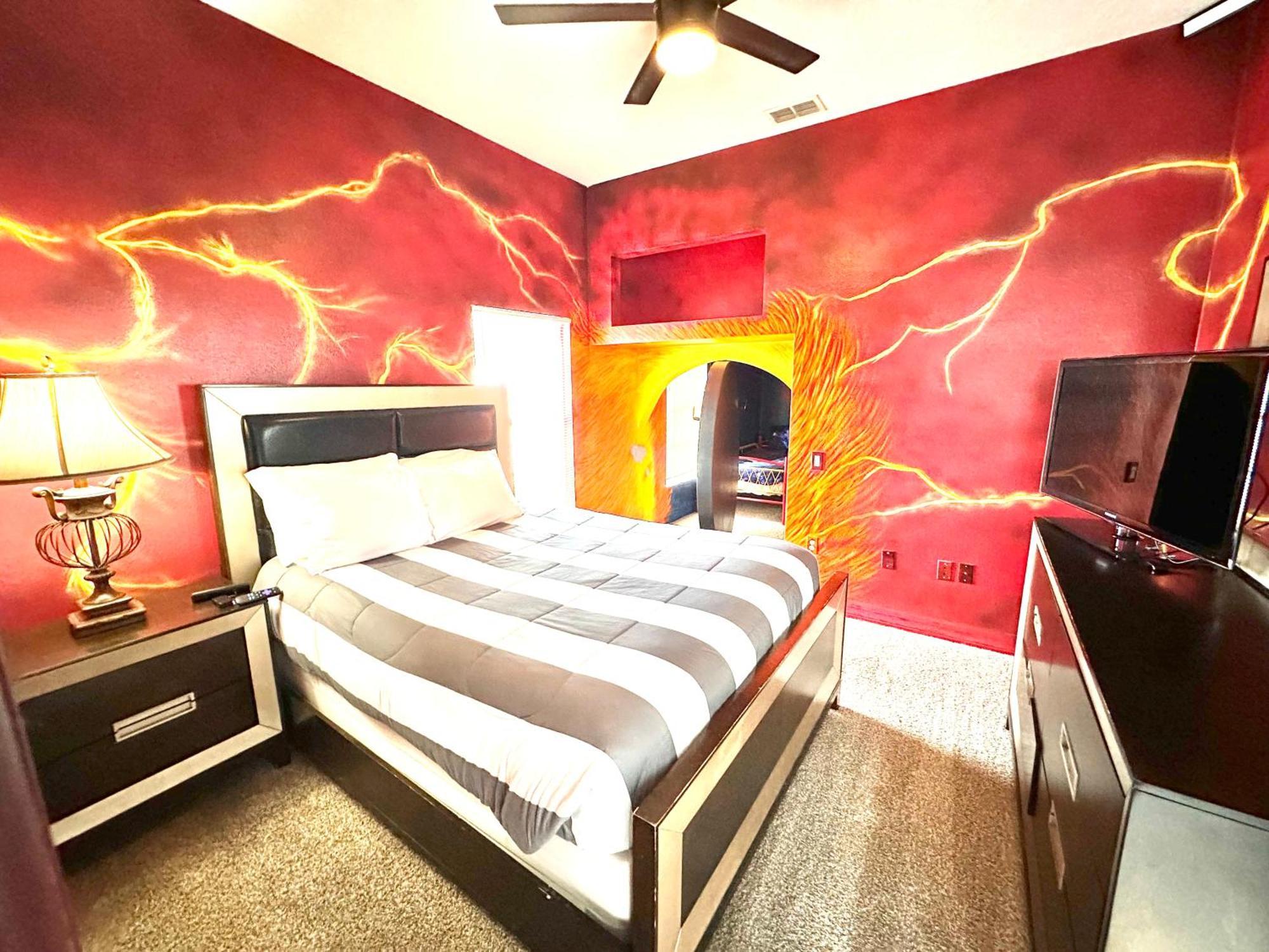 The Marvel Mansion 5Br Pool Home Near Disney World 奥兰多 客房 照片